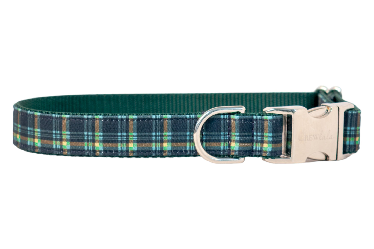 Cypress Plaid Dog Collar - Crew LaLa