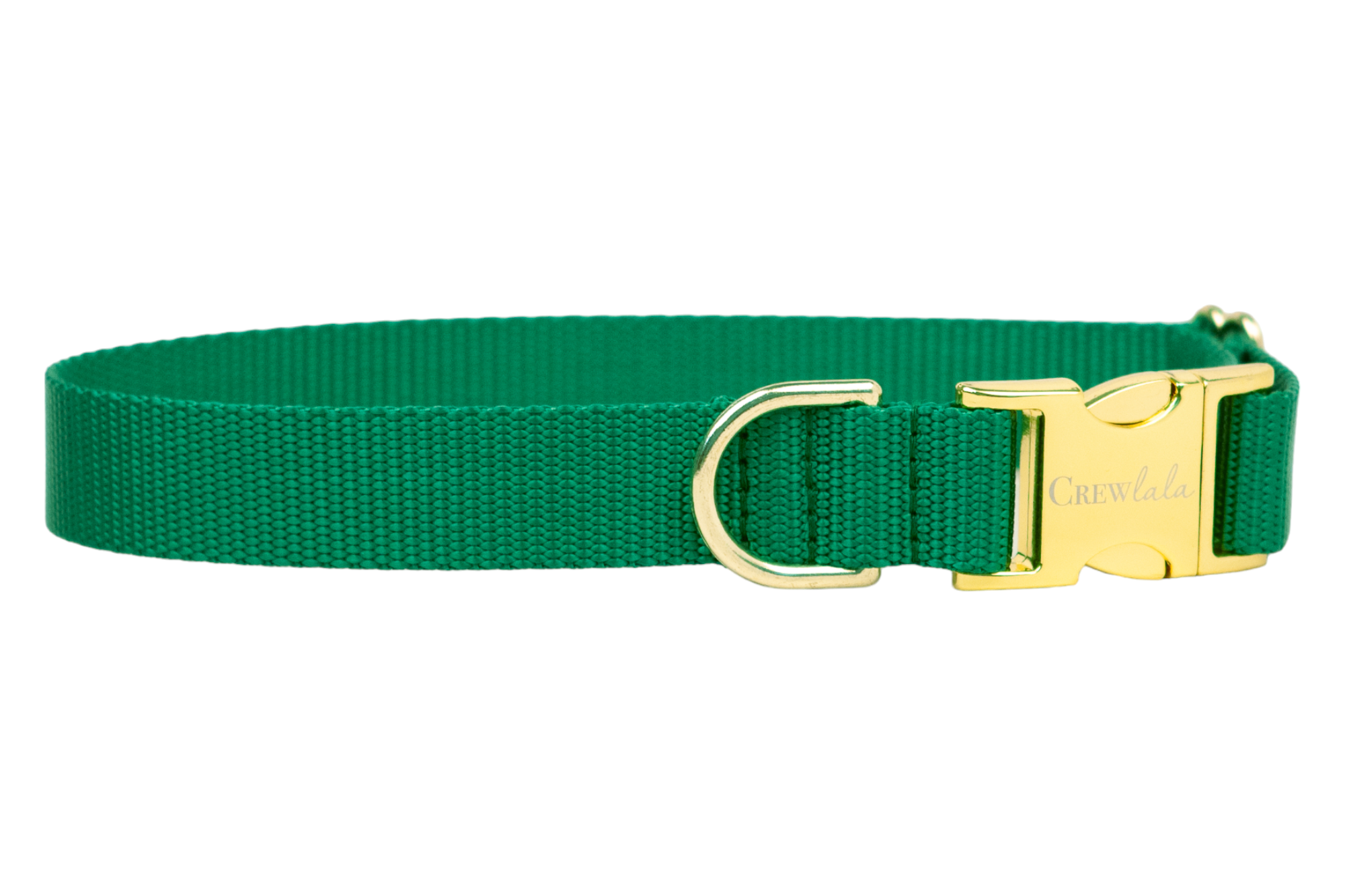 Grass Green Webbing Collar - Crew LaLa