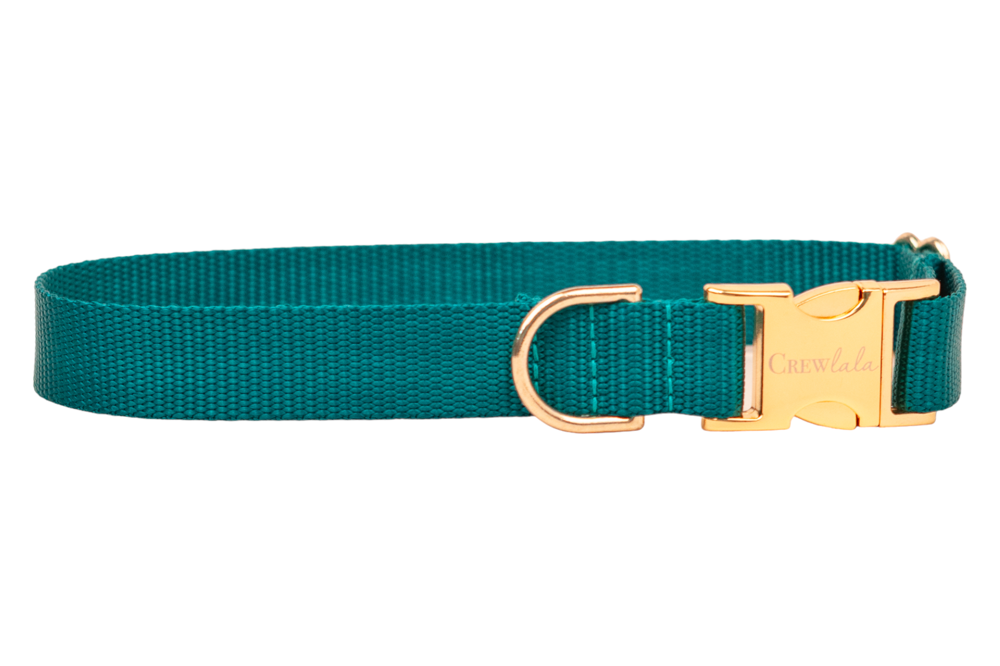 Teal Webbing Collar - Crew LaLa