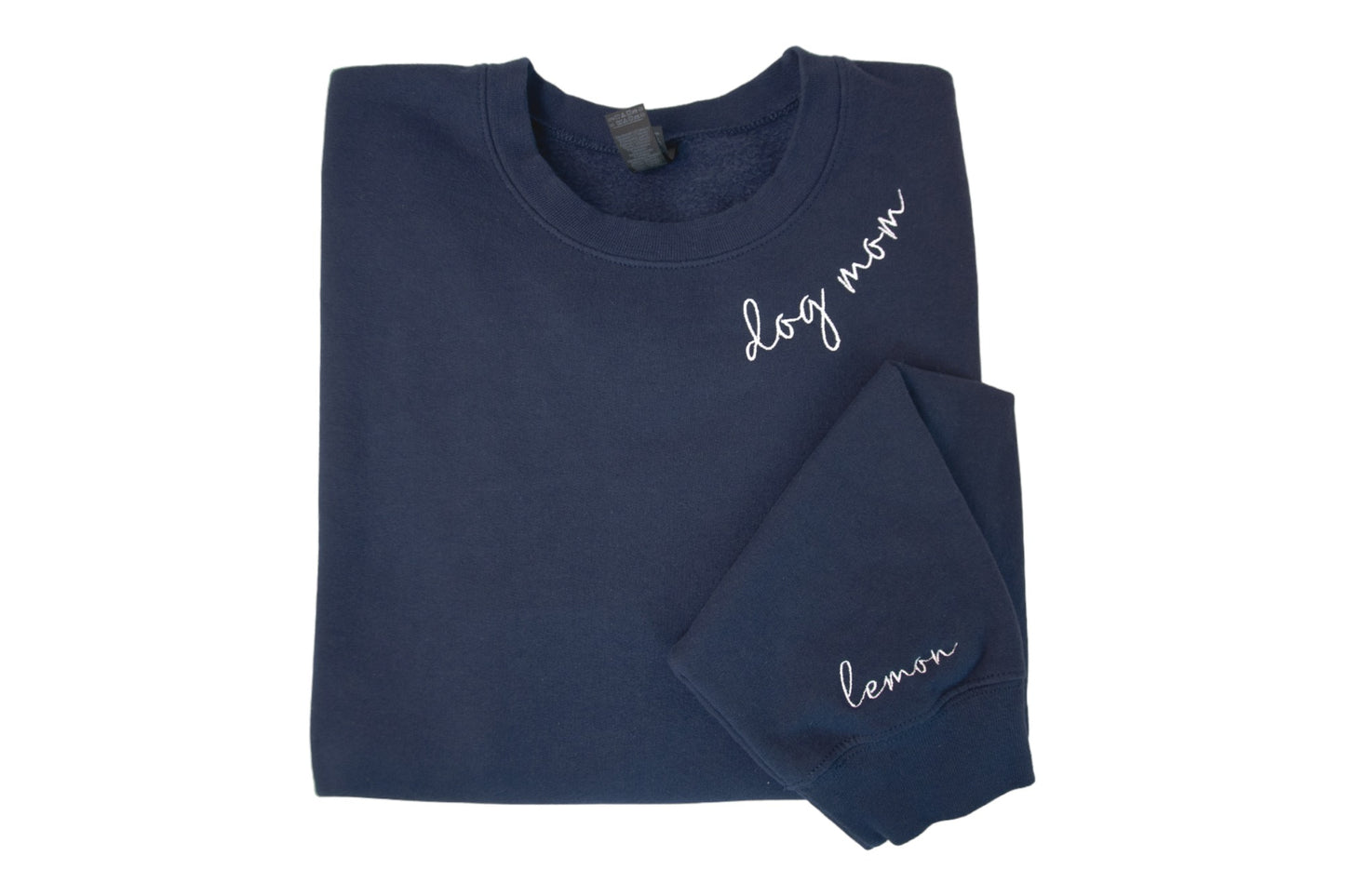 Navy Dog Mom Sweatshirt