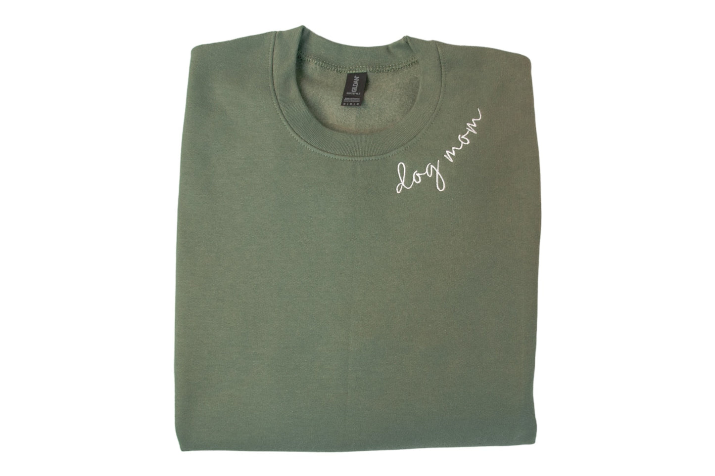 Olive Green Dog Mom Sweatshirt