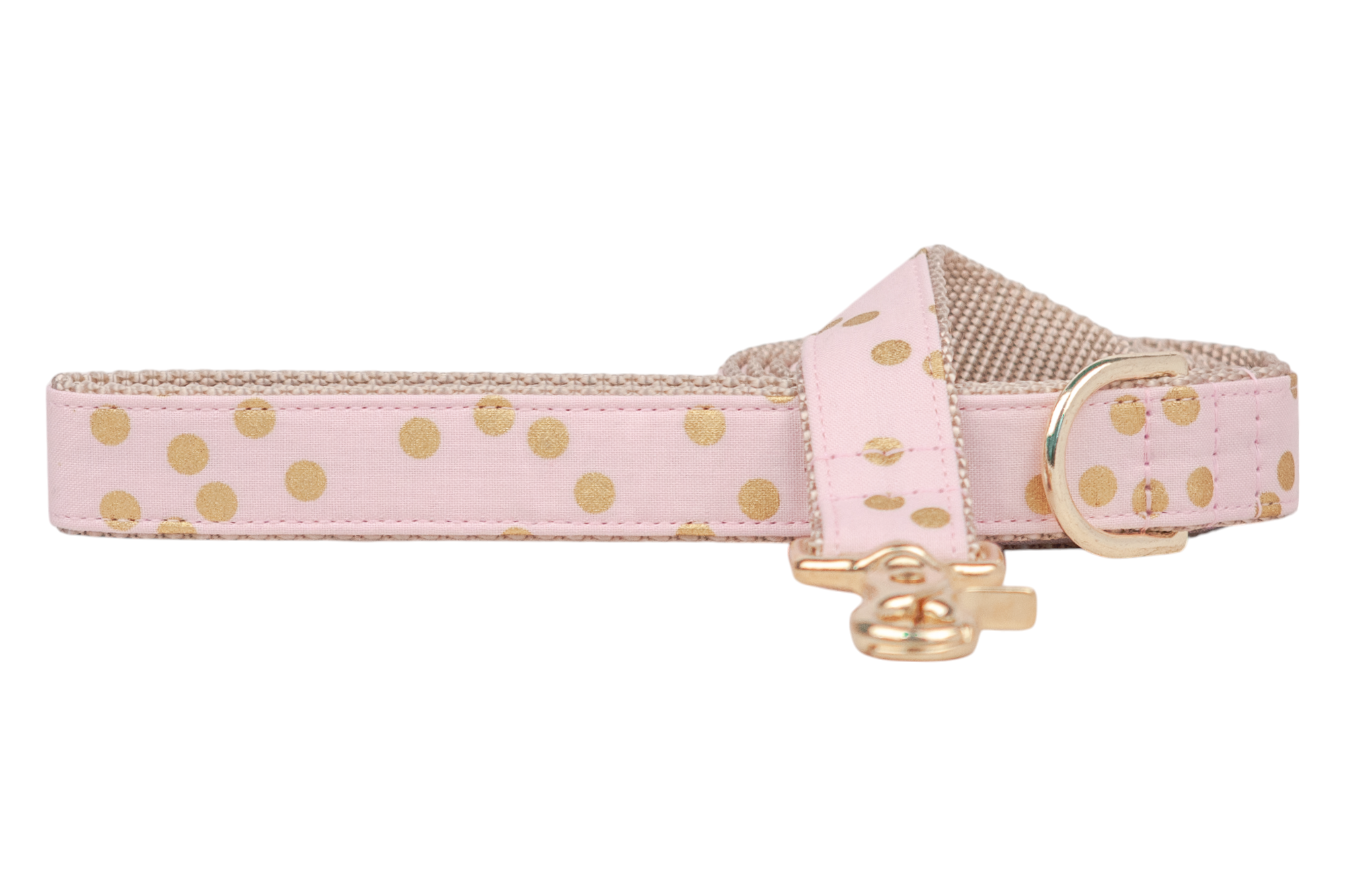 Pink Party Dot Dog Leash - Crew LaLa