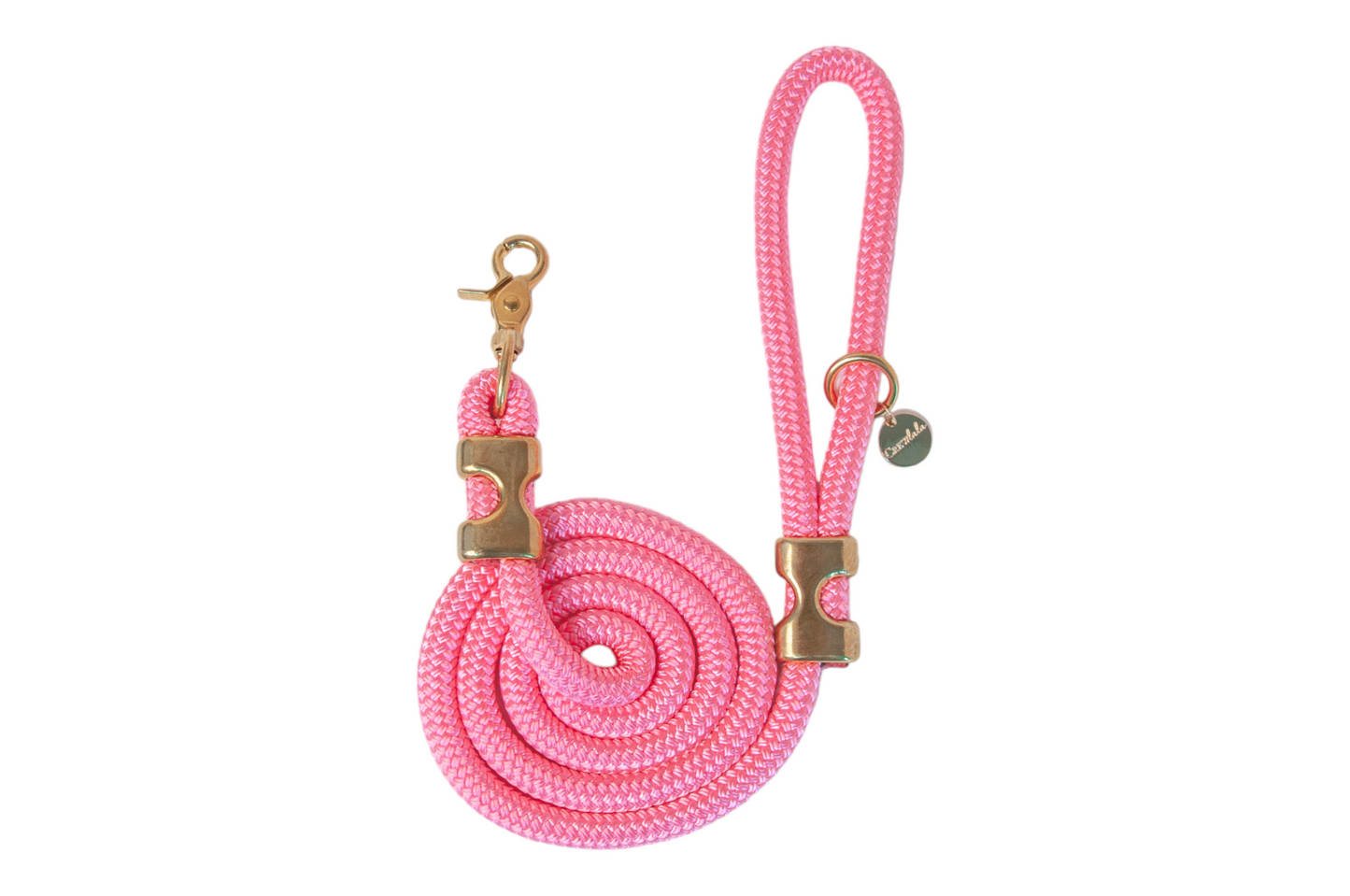 5 ft Pink Rope Dog Leash - Crew LaLa