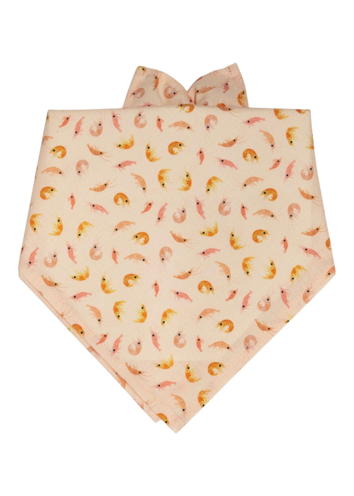 Peach Prawns Dog Bandana