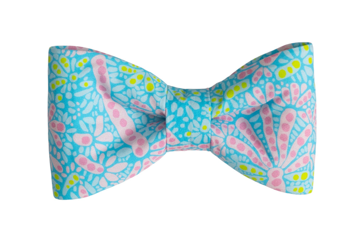 Poppy Pink Bow Tie