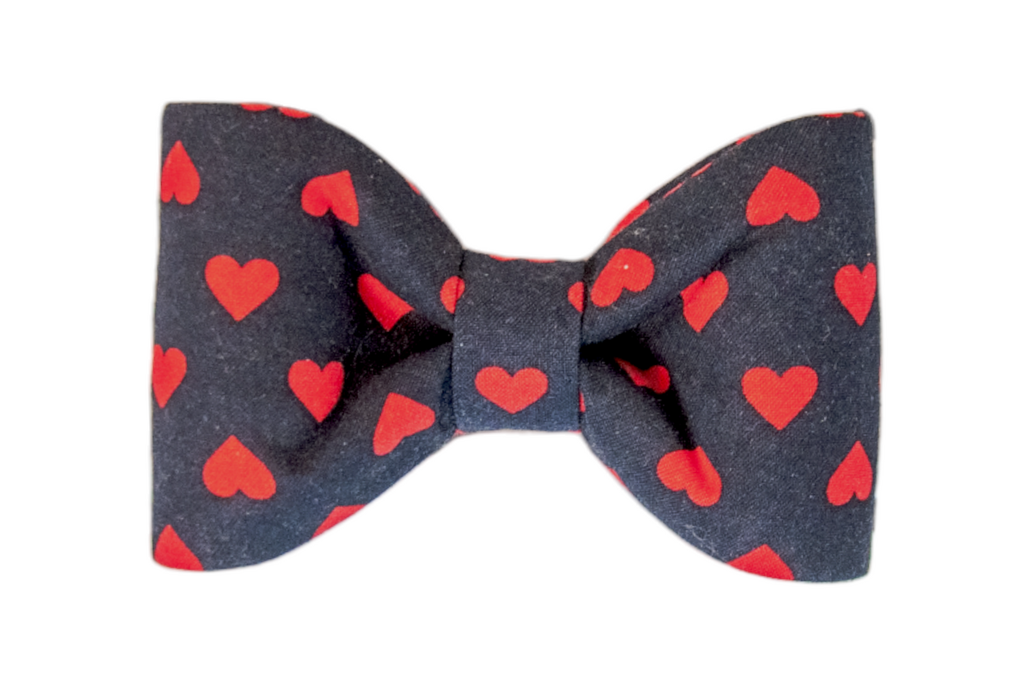 Red Hearts on Navy Bow Tie - Crew LaLa