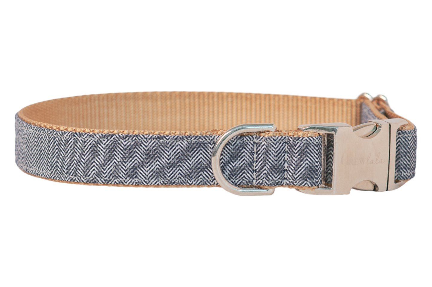 Navy Twill Dog Collar - Crew LaLa