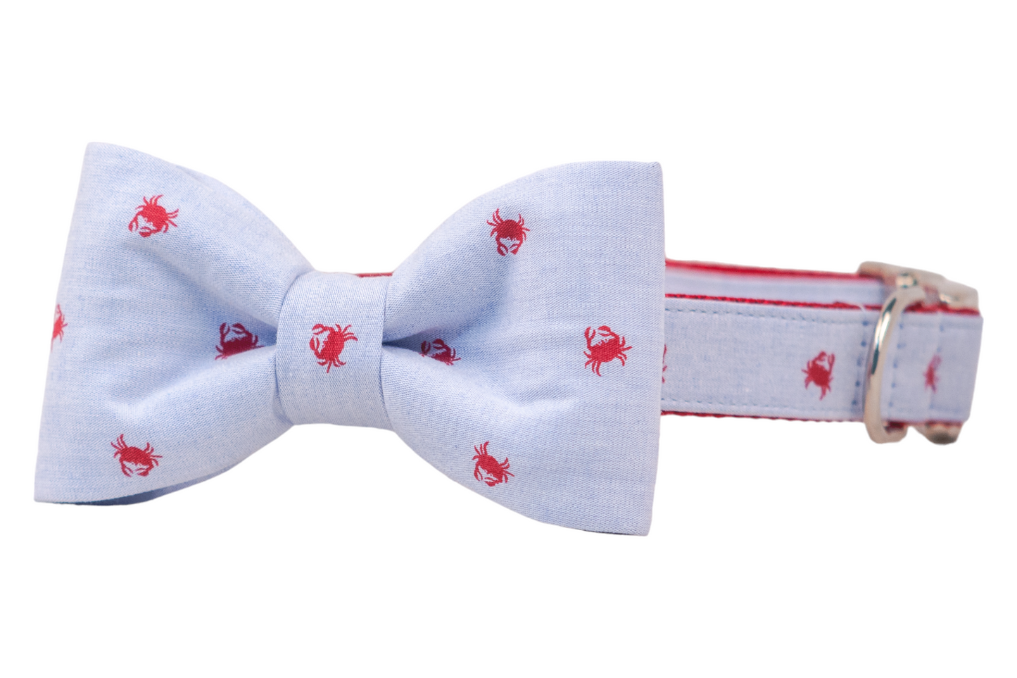 Feeling Crabby Bow Tie Dog Collar