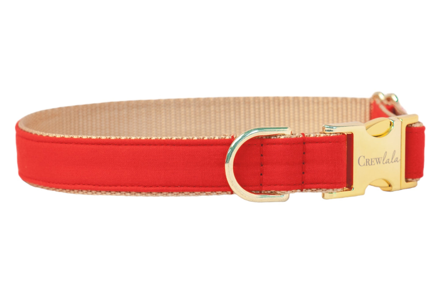 Scarlet Red Bow Tie Dog Collar - Crew LaLa