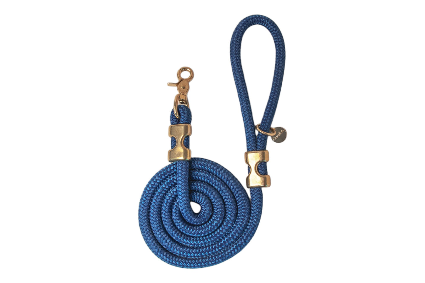 5 ft Royal Blue Rope Dog Leash - Crew LaLa