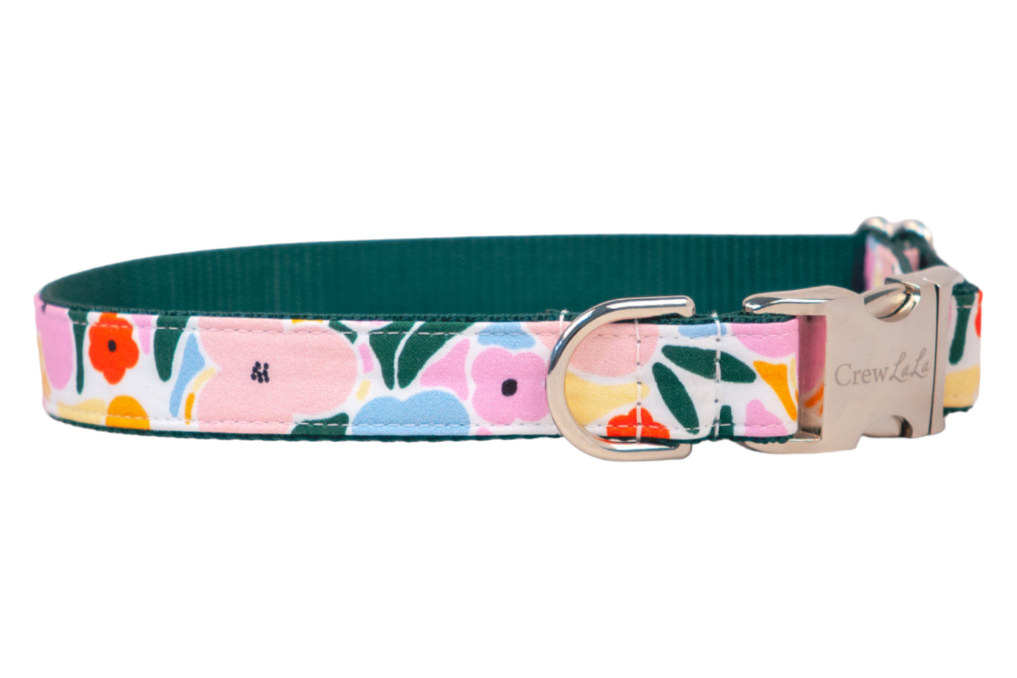 Mosaic Blooms Dog Collar - Crew LaLa