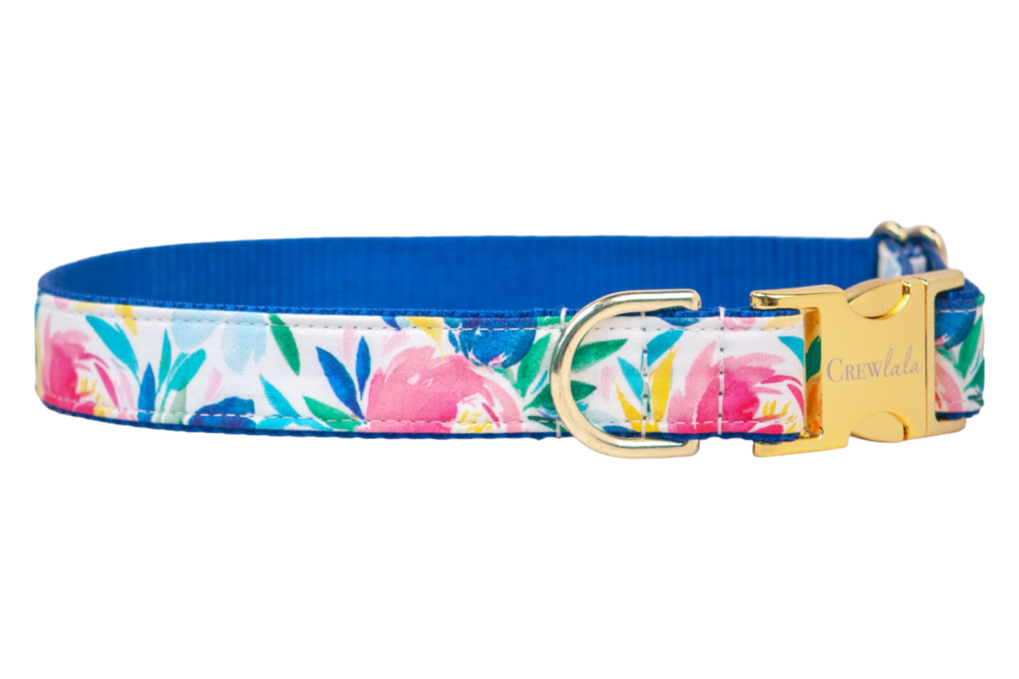 Floral Gallery Bow Tie Dog Collar - Crew LaLa