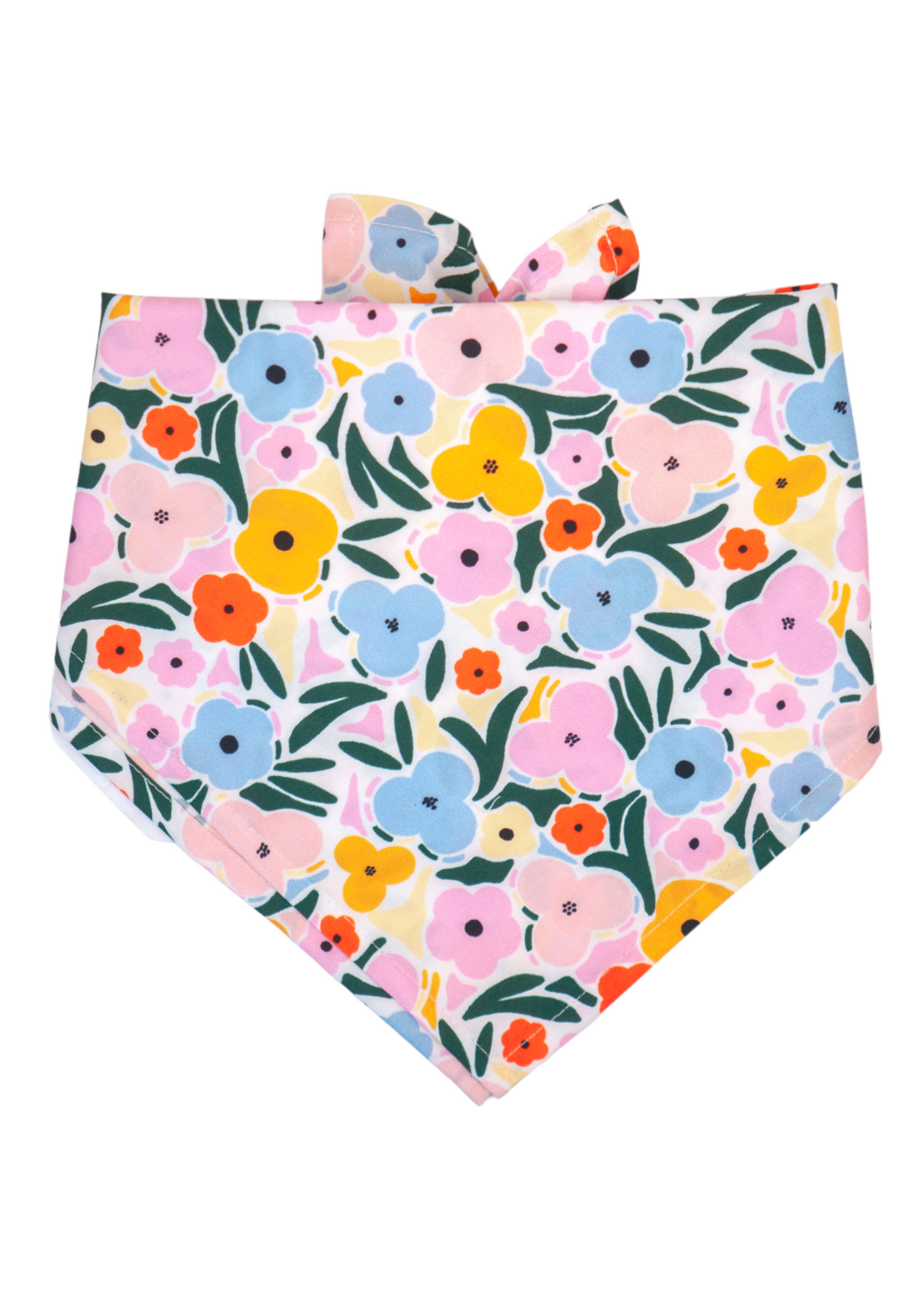 Mosaic Blooms Dog Bandana - Crew LaLa