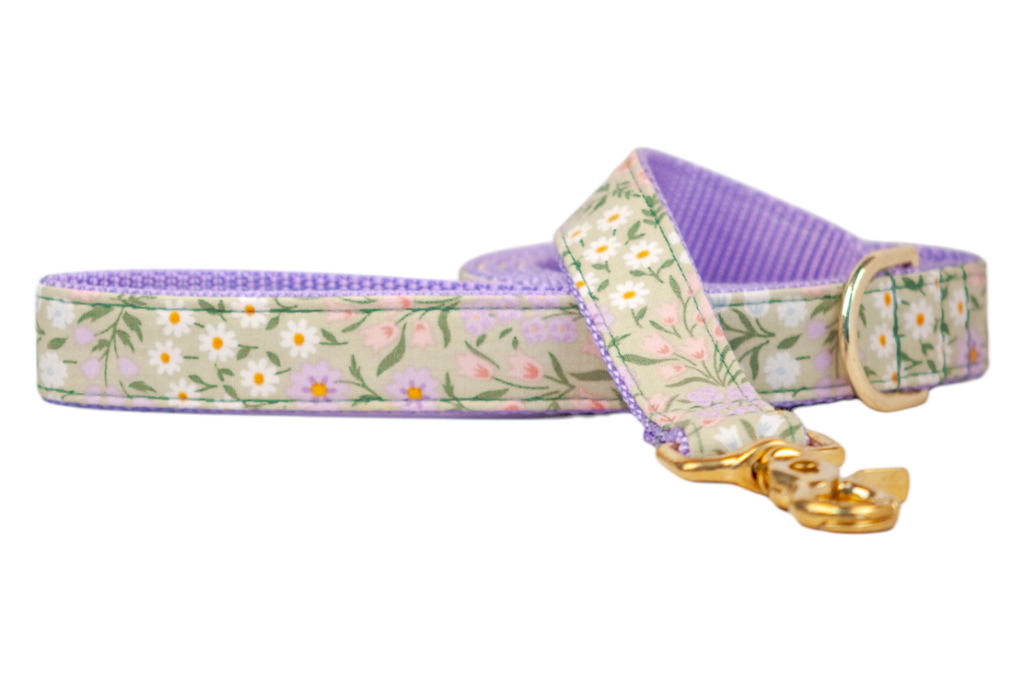 Green Meadow Dog Leash - Crew LaLa