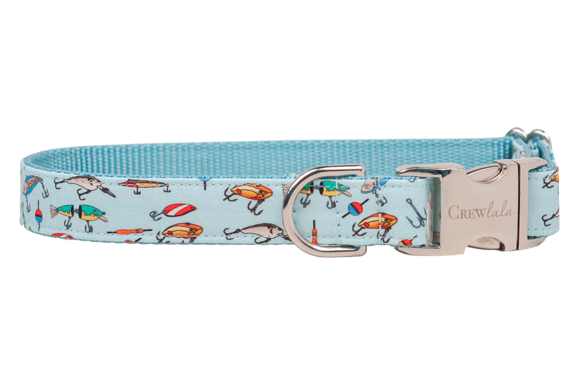Gone Fishin' Bow Tie Dog Collar - Crew LaLa