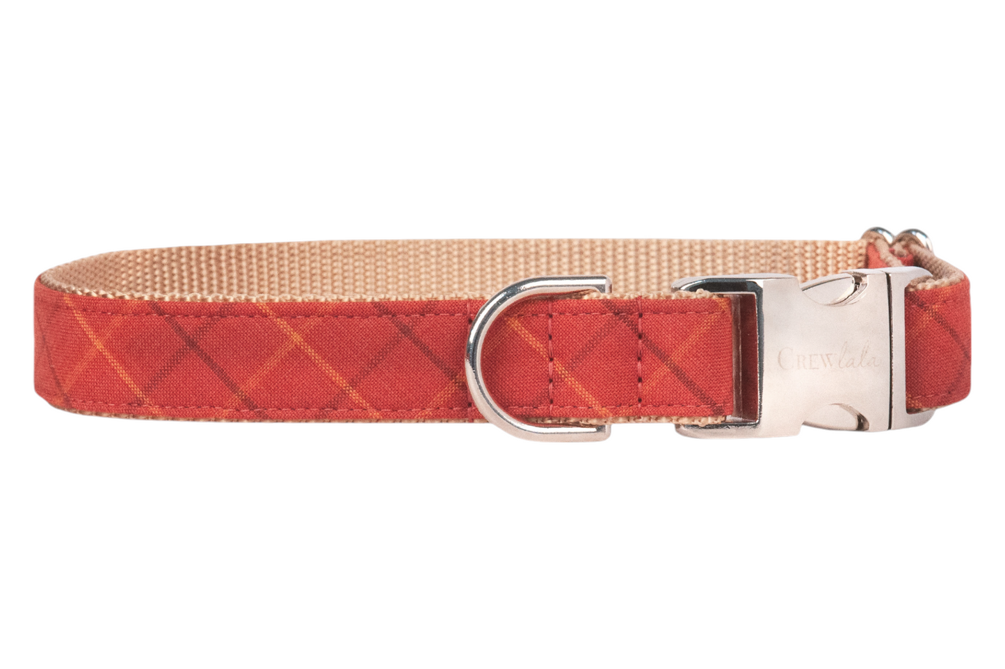 Spiced Chai Plaid Bow Tie Dog Collar - Crew LaLa