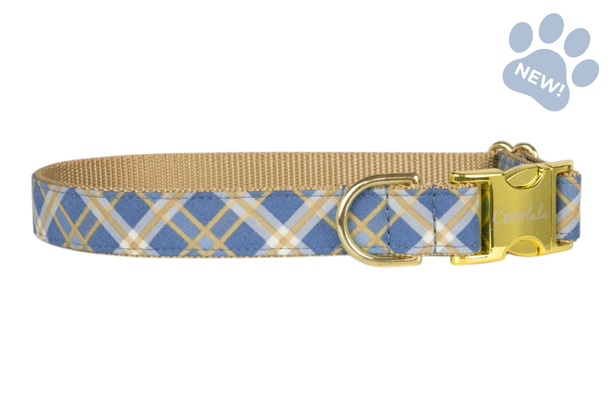 Blue Ridge Plaid Bow Tie Collar