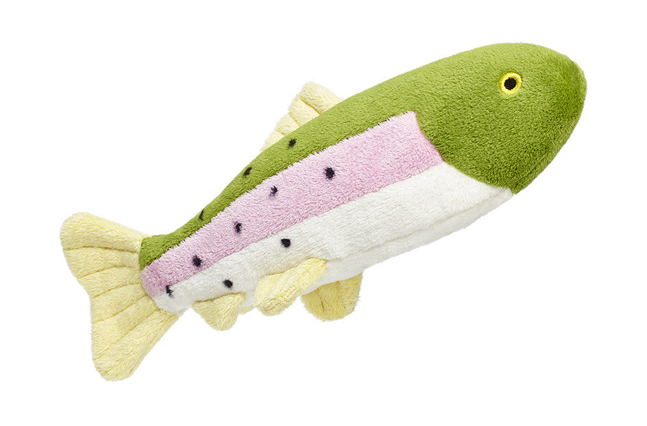 Fluff & Tuff™ "Burt the Lake Trout" Dog Toy - Crew LaLa