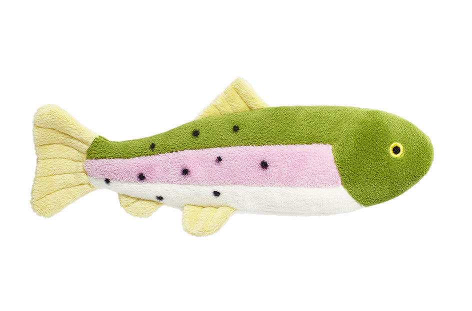 Fluff & Tuff™ "Burt the Lake Trout" Dog Toy - Crew LaLa