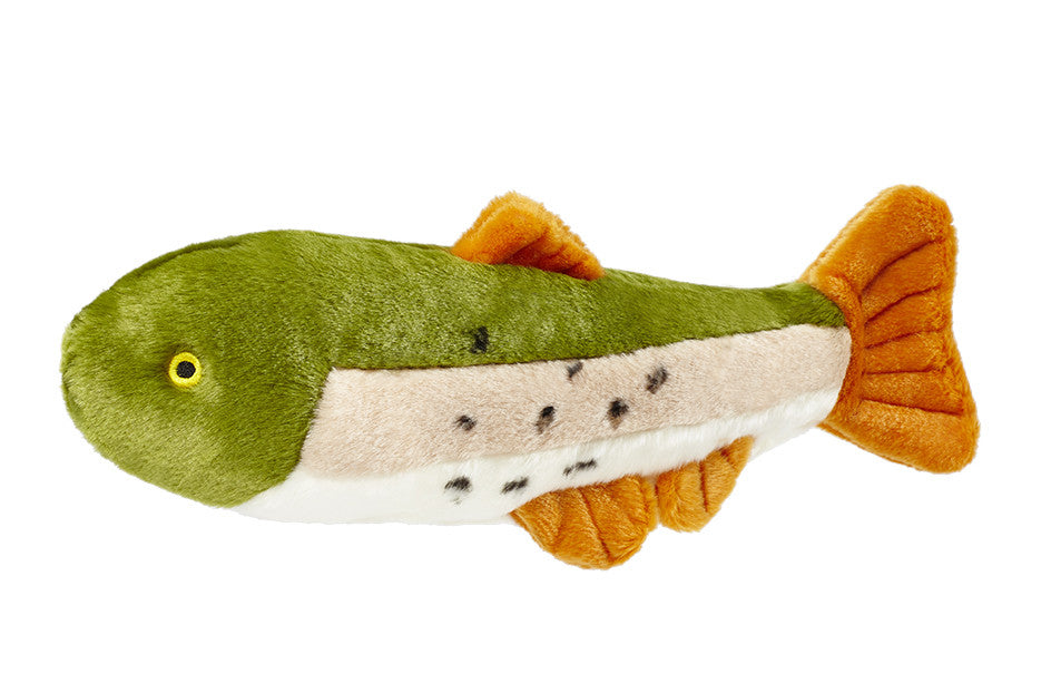 Fluff & Tuff™ "Ruby the Rainbow Trout" Dog Toy - Crew LaLa