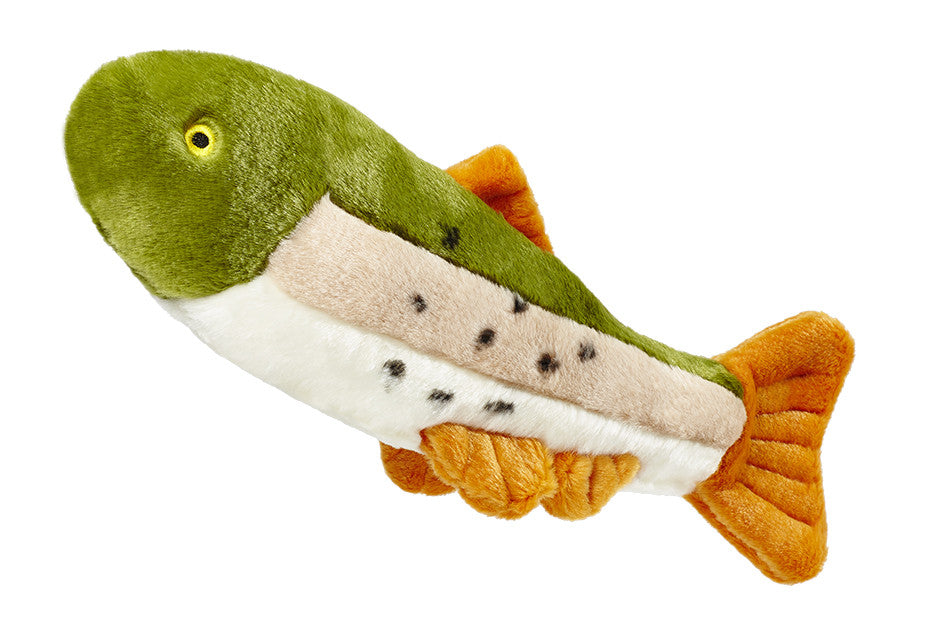 Fluff & Tuff™ "Ruby the Rainbow Trout" Dog Toy - Crew LaLa