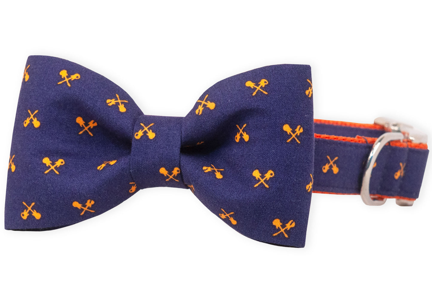 Beale Street Blues Bow Tie Dog Collar - Crew LaLa