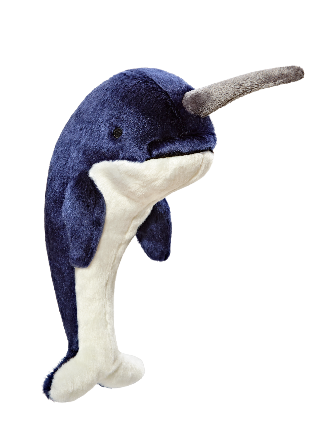 Fluff & Tuff™ "Bleu Narwhal" Dog Toy - Crew LaLa