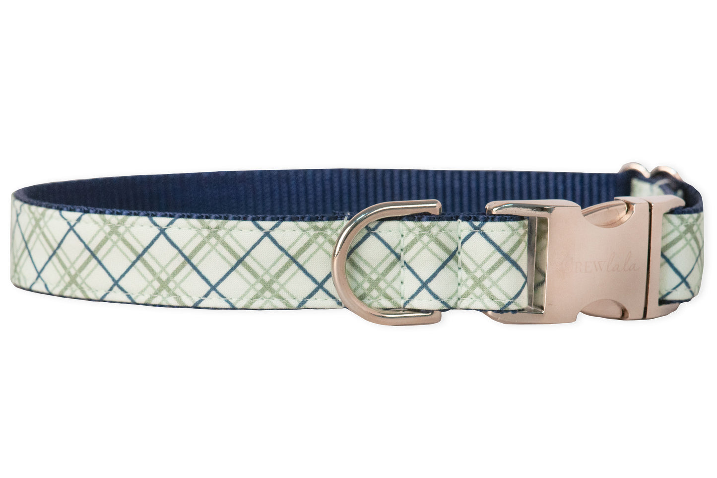 Harvey Plaid Belle Bow Dog Collar - Crew LaLa