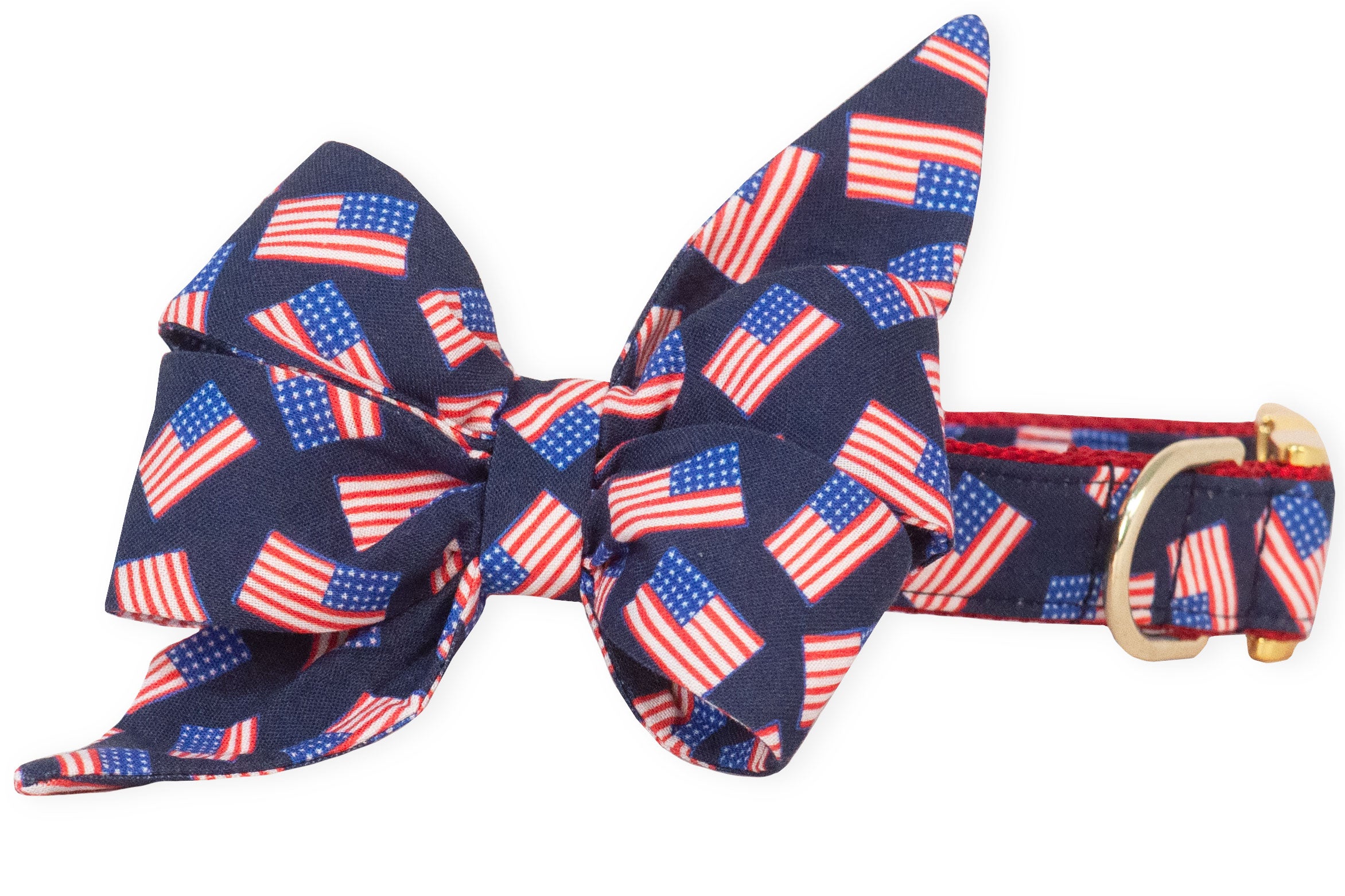 Ole Glory Belle Bow Collar - Crew LaLa