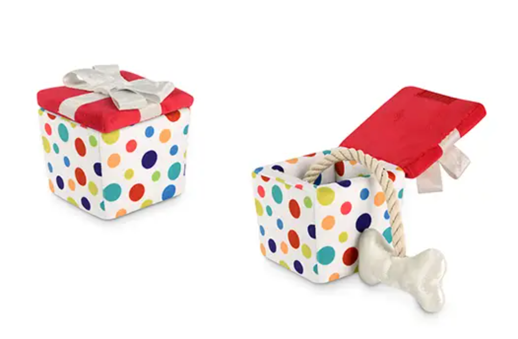 Party Time Collection - Pawfect Present Dog Toy - Crew LaLa