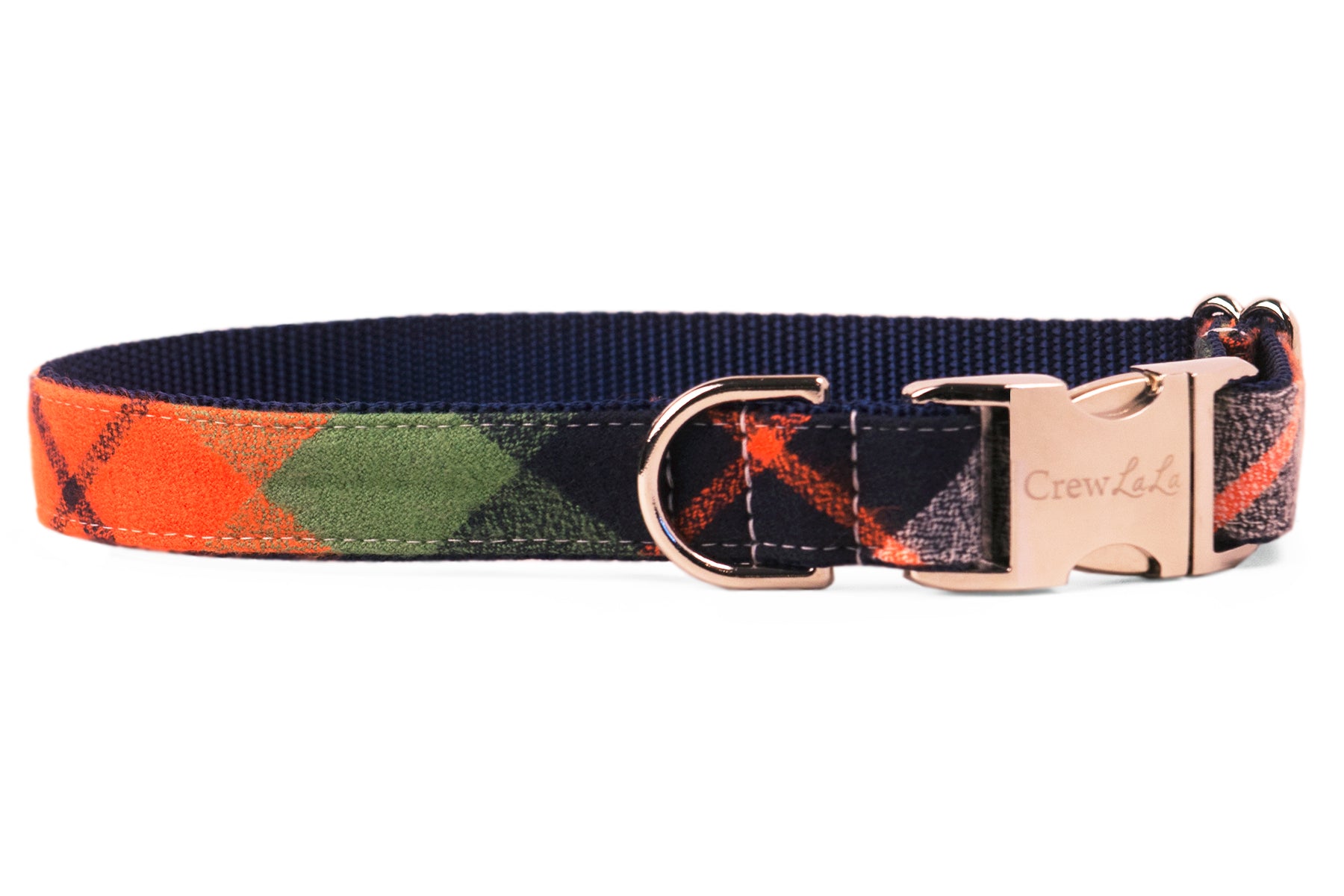 Adventure Plaid Belle Bow™ Dog Collar - Crew LaLa