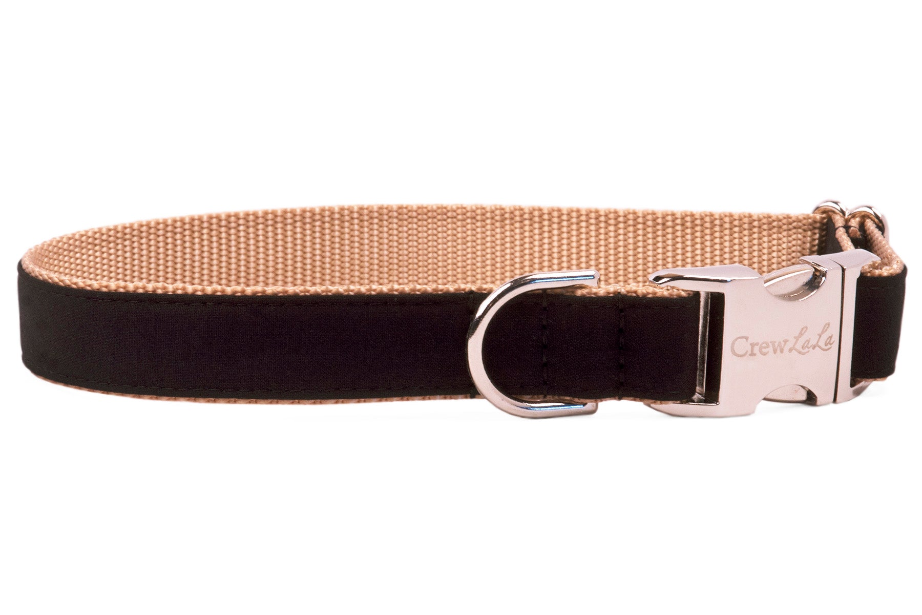 Black Onyx Bow Tie Dog Collar - Crew LaLa