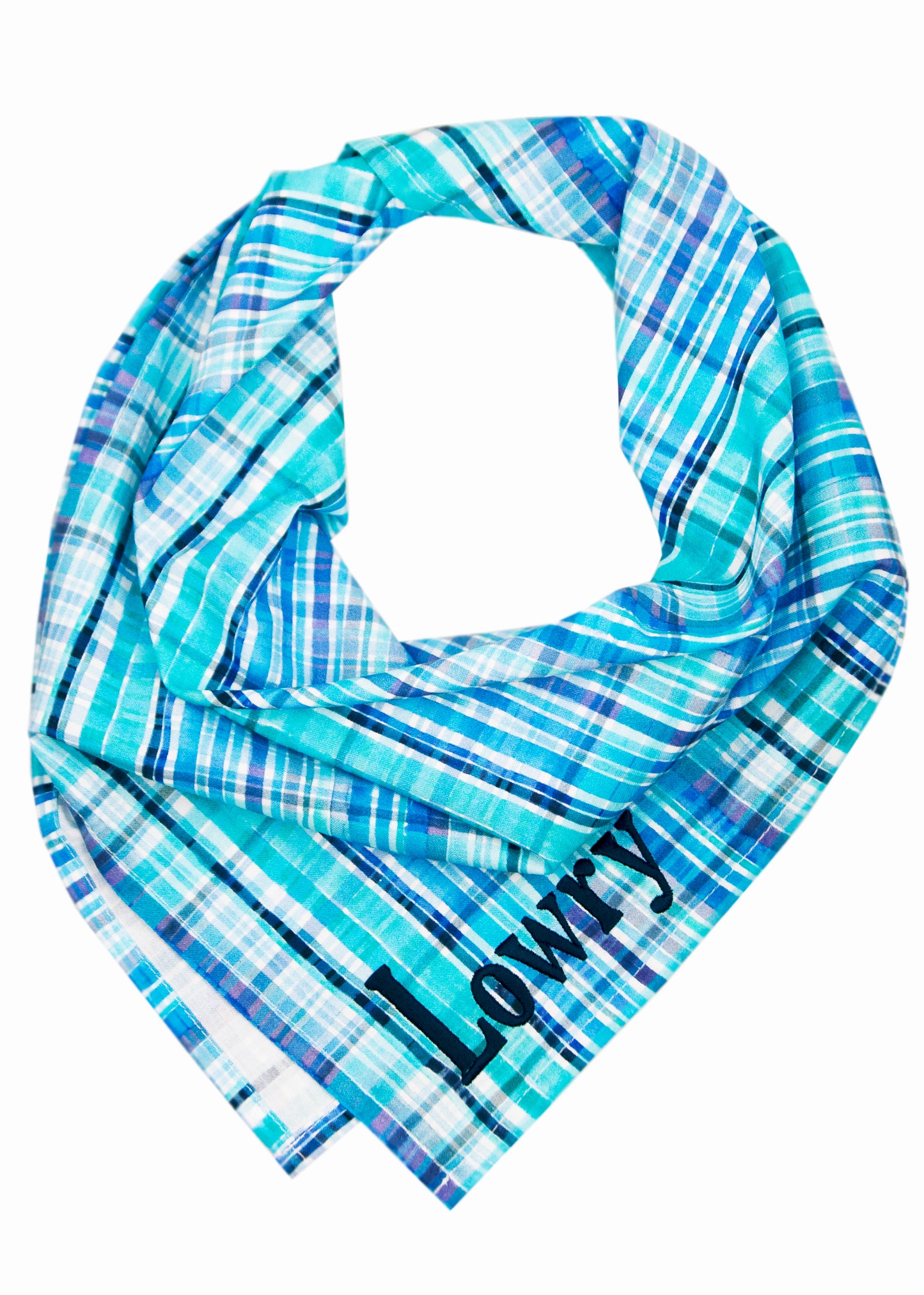 Pawley's Plaid Dog Bandana - Crew LaLa