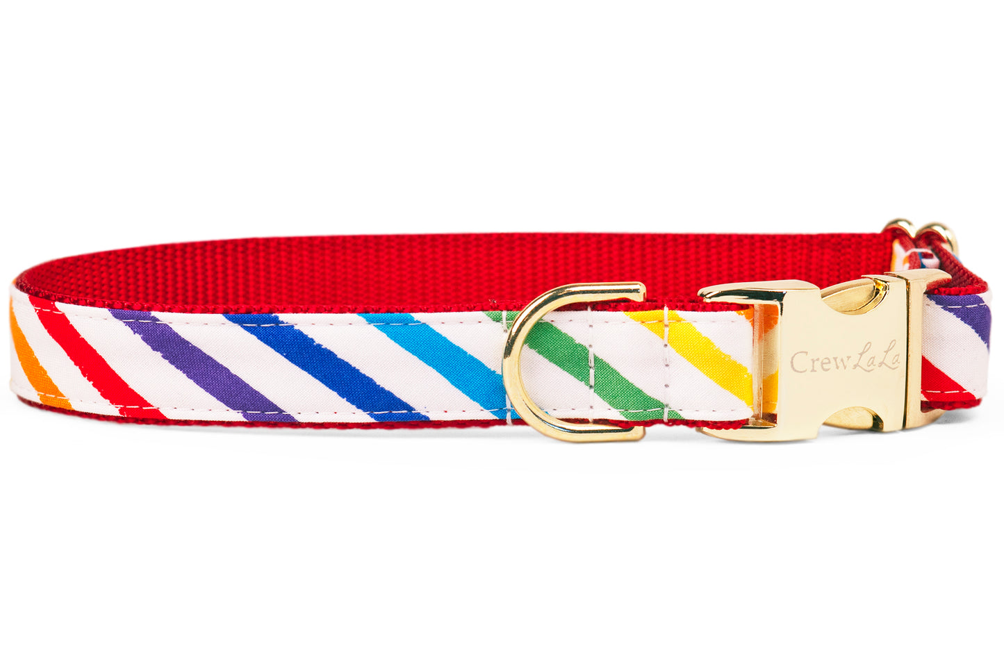 Proud Rainbow Bow Tie Dog Collar - Two Styles! - Crew LaLa