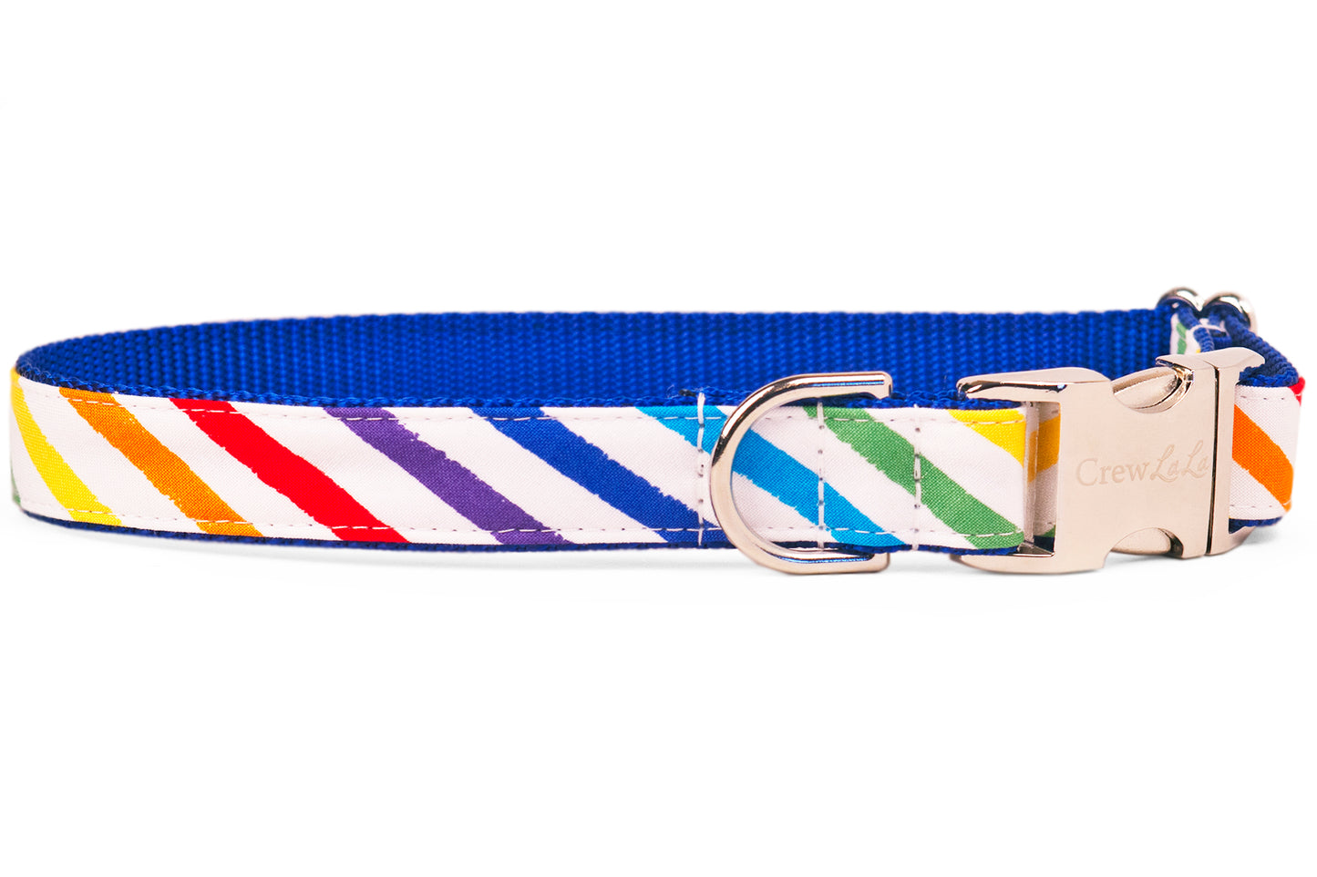 Proud Rainbow Bow Tie Dog Collar - Two Styles! - Crew LaLa