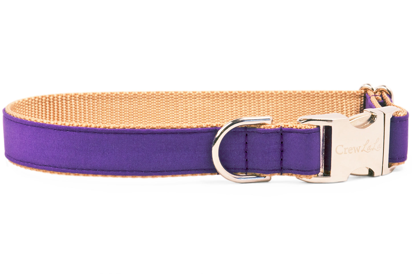 Royal Purple Belle Bow Dog Collar - Crew LaLa