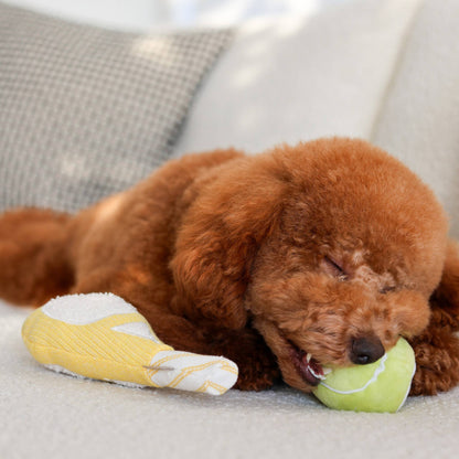 TENNIS POP // ENRICHMENT DOG TOY // Squeaky Ball Set - Crew LaLa
