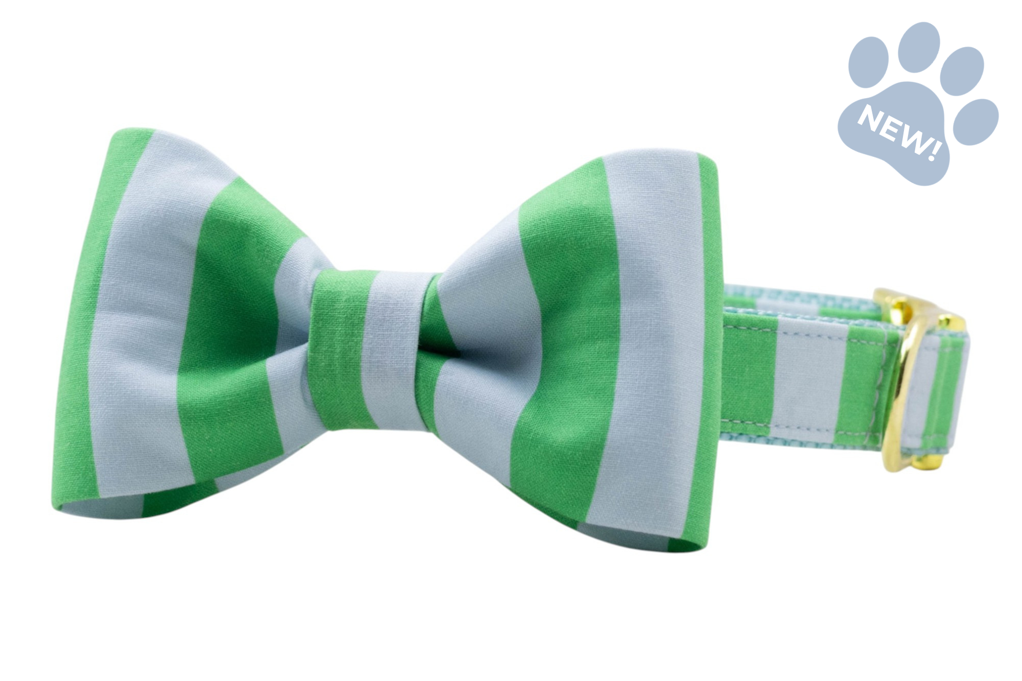 Cabana Stripes Bow Tie Collar - Crew LaLa