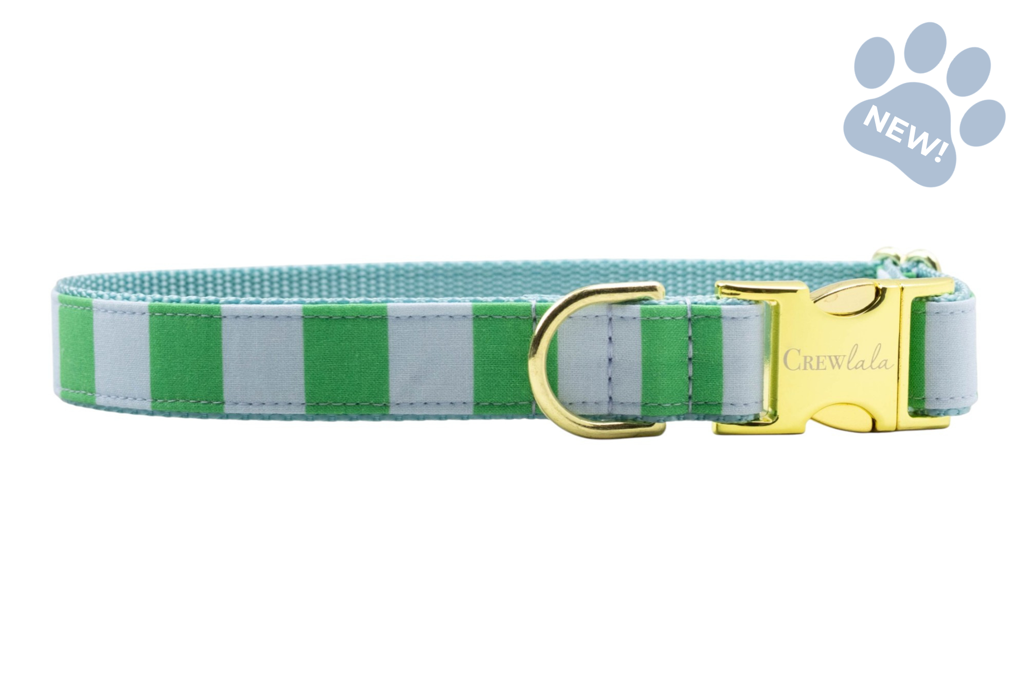 Cabana Stripes Dog Collar - Crew LaLa