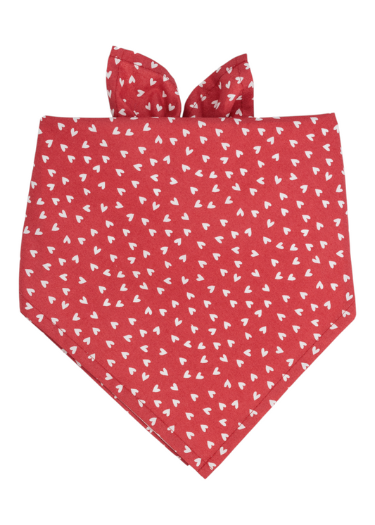 Hearts A Flutter Dog Bandana