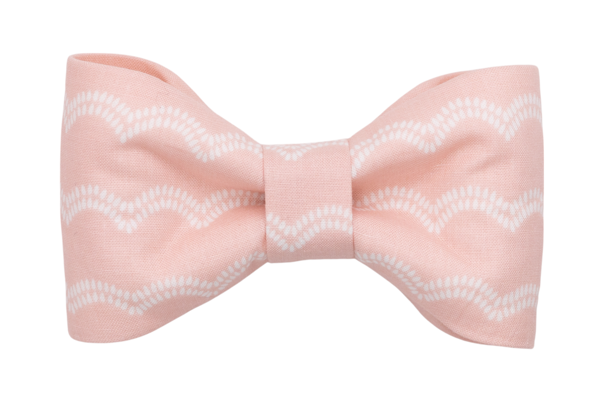 Blush Waves Dog Bow Tie - Crew LaLa