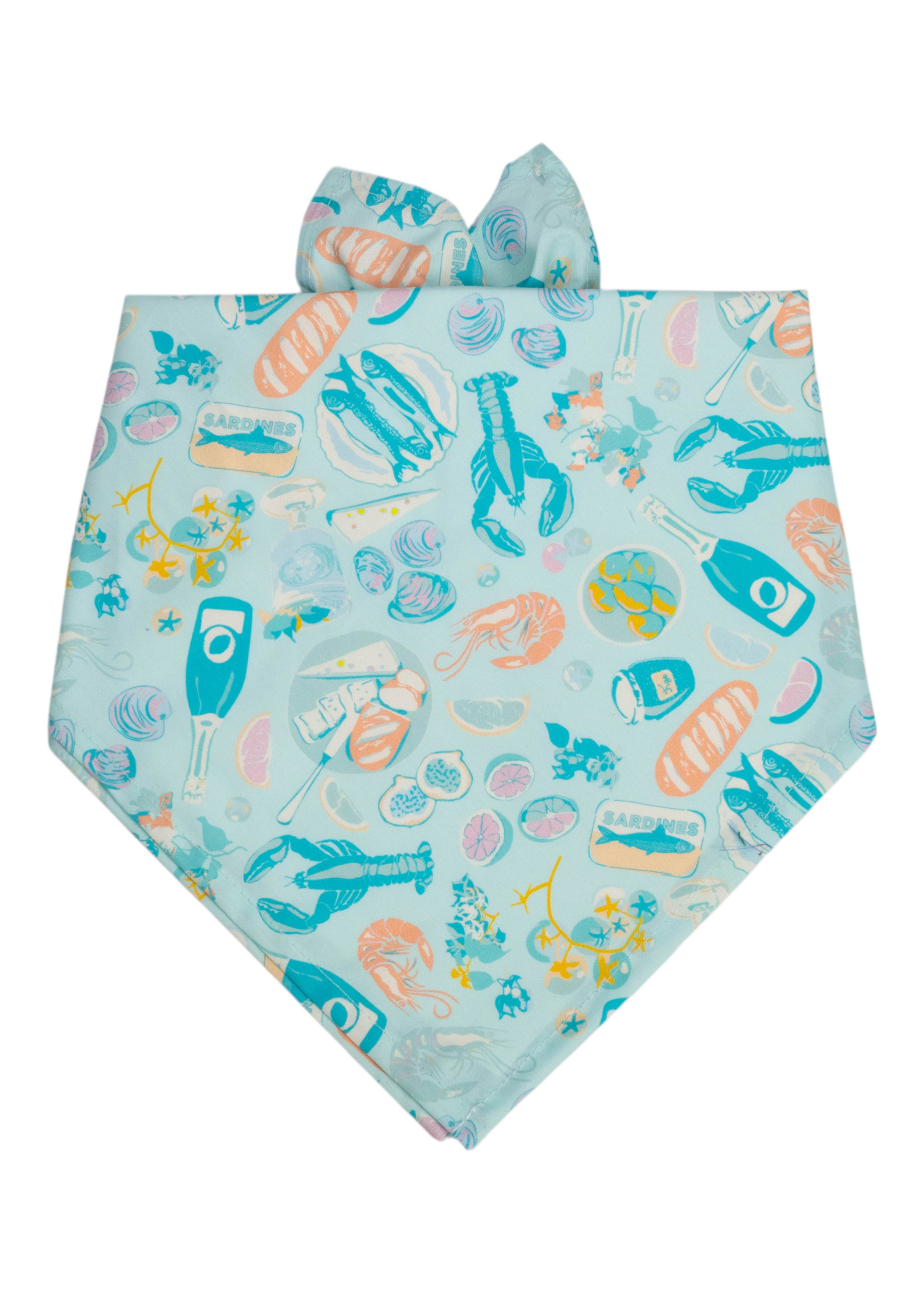 Seaside Snacks Dog Bandana