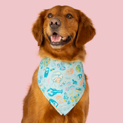 Seaside Snacks Dog Bandana