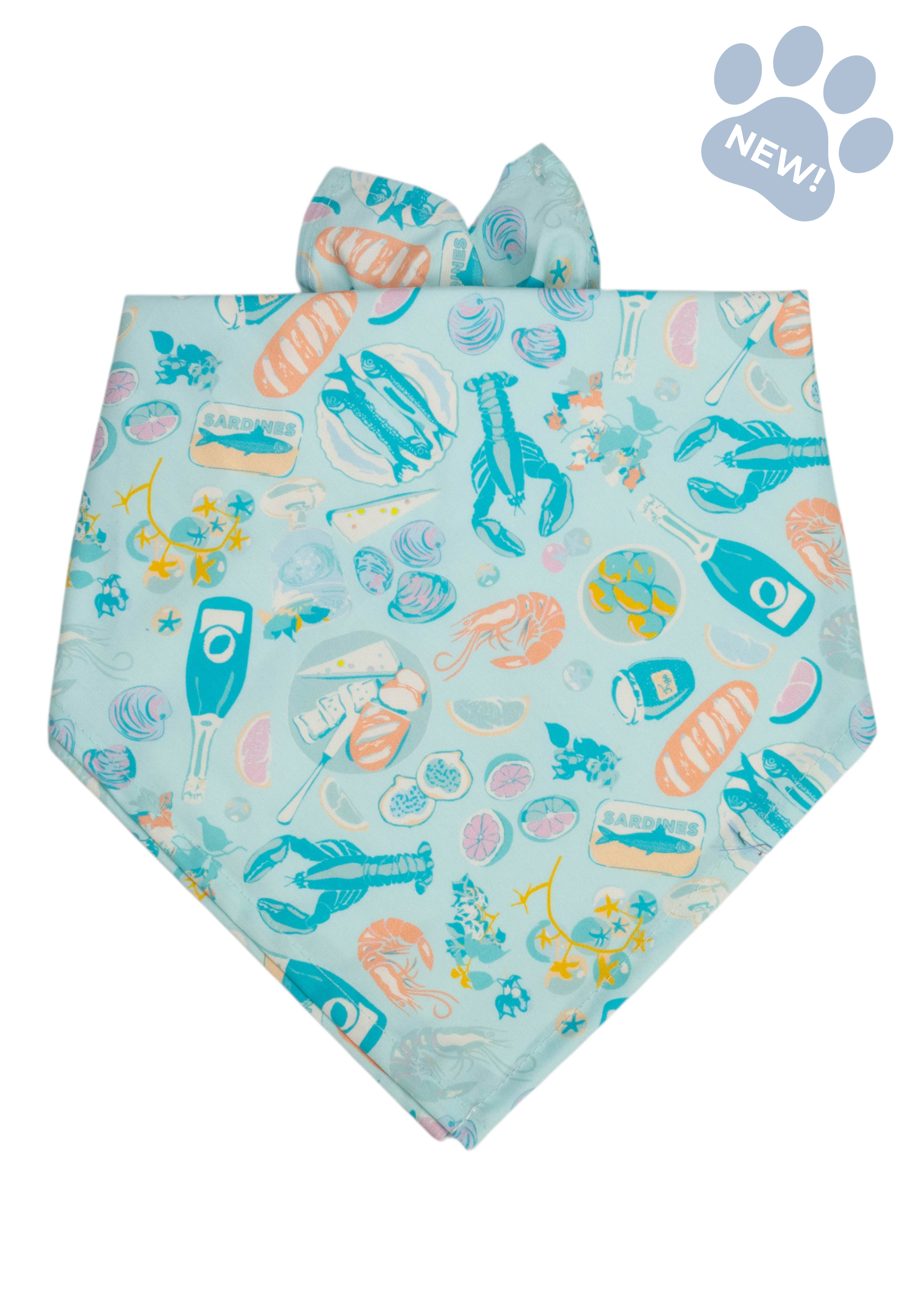 Blue Lobster Dog Bandana - Crew LaLa