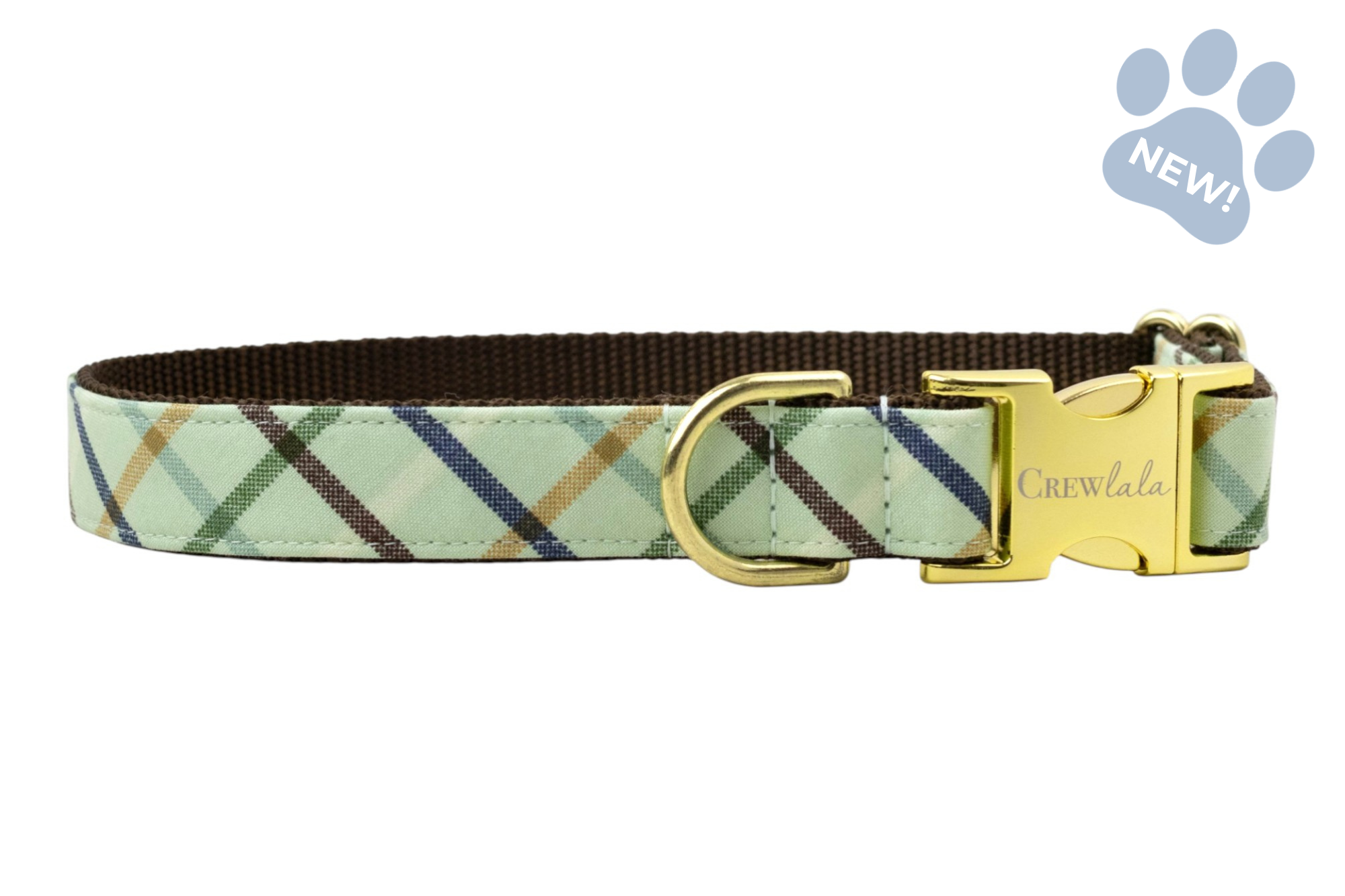 Big Bear Plaid Dog Collar - Crew LaLa