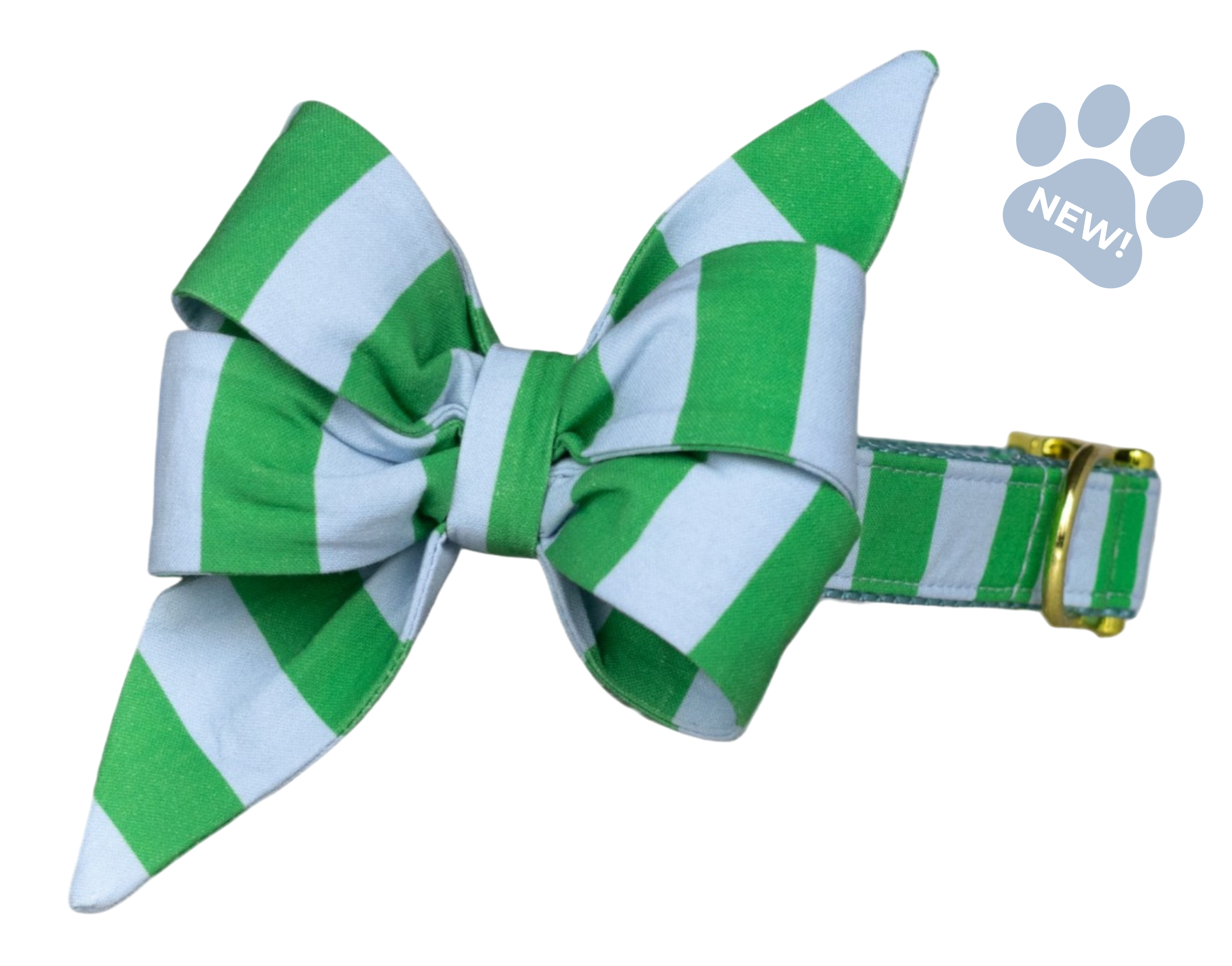 Cabana Stripes Belle Bow Collar