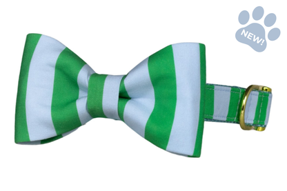 Cabana Stripes Bow Tie Collar