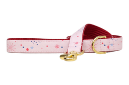 Pink Fireworks Dog Leash