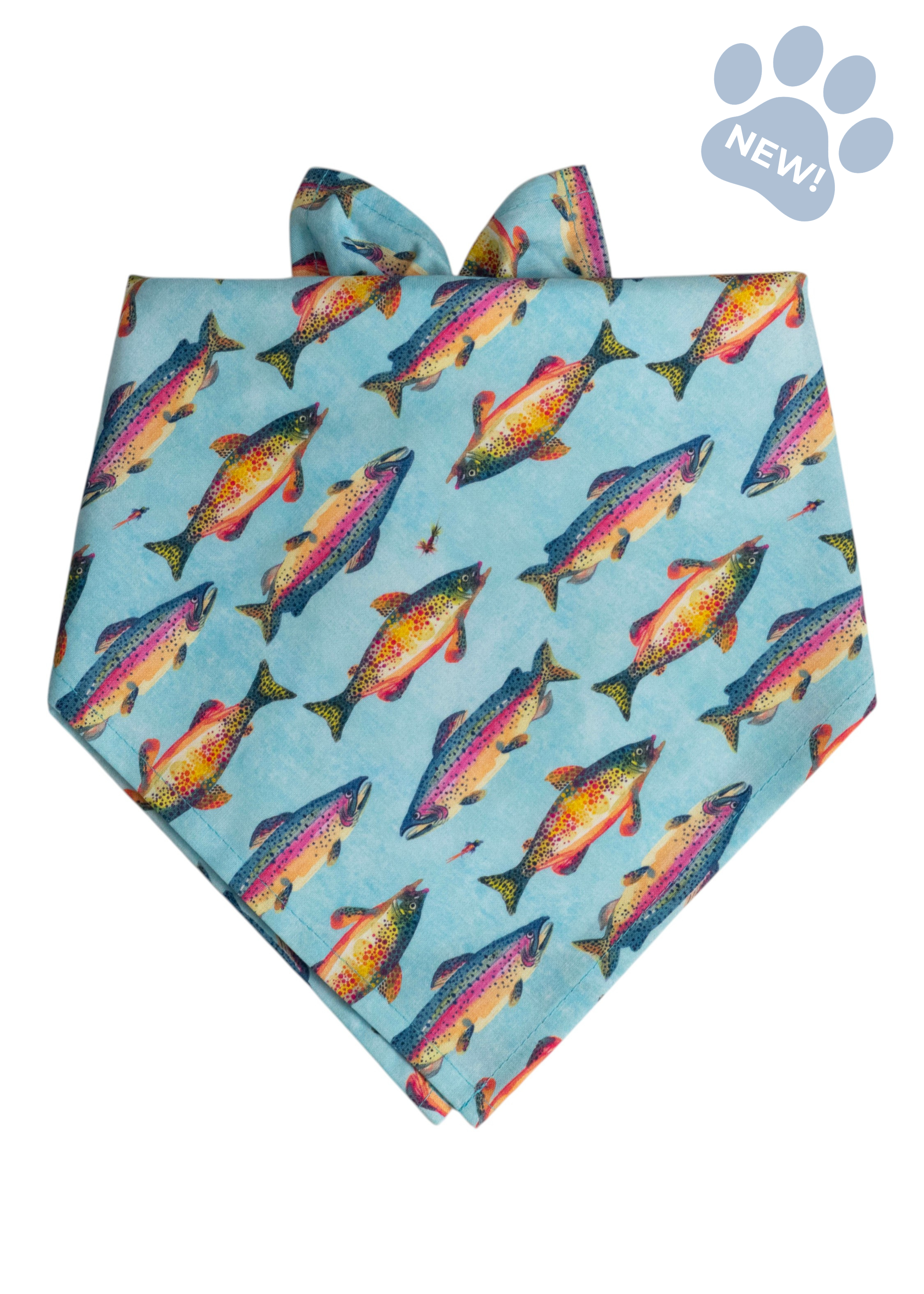 Colorful Catch Dog Bandana - Crew LaLa