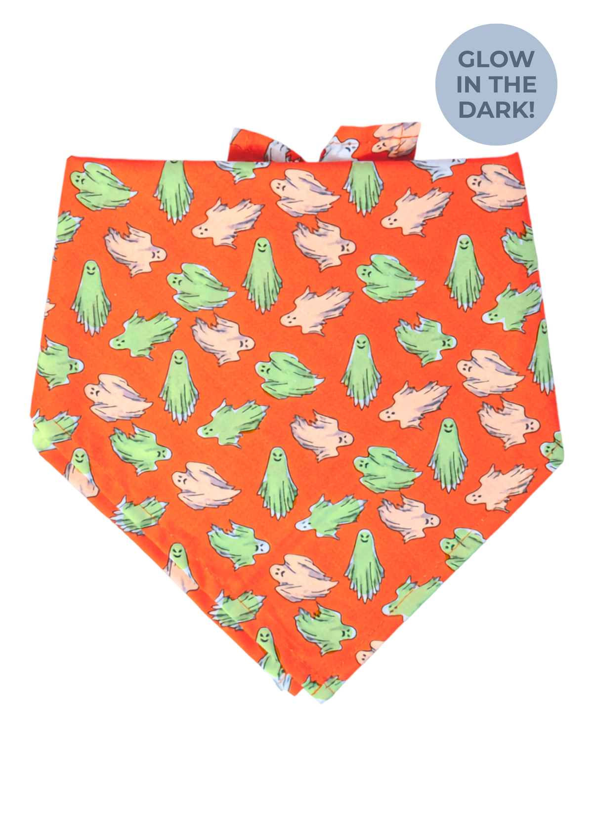 Ghostly Ghouls Dog Bandana- Glows in the dark!